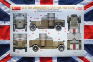 Mini Art 39016 AUSTIN ARMOURED CAR 1918 PATTERN. IRELAND 1919-21. BRITISH SERVICE. INTERIOR KIT