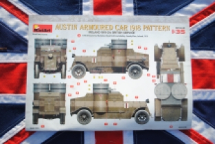 Mini Art 39016 AUSTIN ARMOURED CAR 1918 PATTERN. IRELAND 1919-21. BRITISH SERVICE. INTERIOR KIT