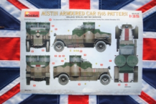 Mini Art 39016 AUSTIN ARMOURED CAR 1918 PATTERN. IRELAND 1919-21. BRITISH SERVICE. INTERIOR KIT