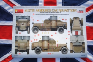 Mini Art 39016 AUSTIN ARMOURED CAR 1918 PATTERN. IRELAND 1919-21. BRITISH SERVICE. INTERIOR KIT