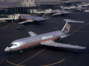 Pilot's Station 952 BAC 1-11 American Airlines 