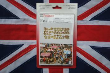 Preiser 17502 Baskets, Fruit and Vegetables