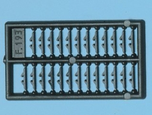 BF520193  Verhaalklamp 9mm (set van 25)