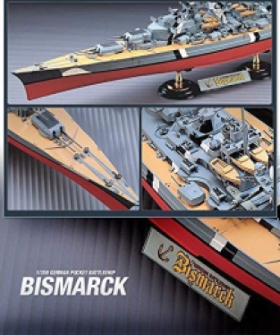 Academy 14109 Bismarck German Kriegsmarine Battleship