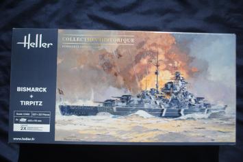Heller 85078 Bismarck + Tirpitz Twinset
