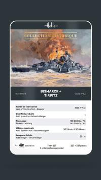 Heller 85078 Bismarck + Tirpitz Twinset