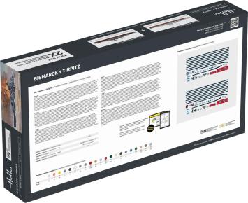Heller 85078 Bismarck + Tirpitz Twinset