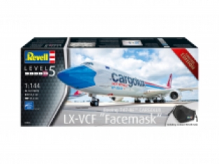 Revell 03836 Boeing 747-8F CARGOLUX LX-VCF 'Facemask'