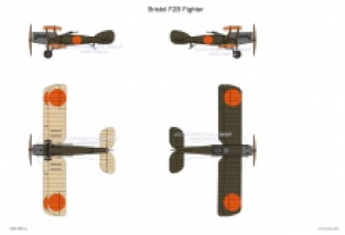 RODEN 043 Bristol F.2B Fighter WWI