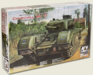 AFV Club AF35S52  British Infantry tank CHURCHILL Mk.VI with Ordnance QF