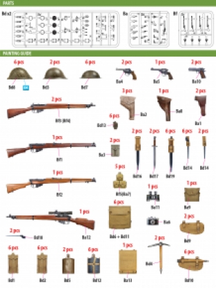 Mini Art 35368 British Infantry Weapons & Equipment