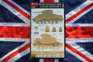 Mini Art 35599 British Rucksacks, Bags & Folded Canvas WWII