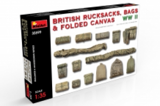 Mini Art 35599 British Rucksacks, Bags & Folded Canvas WWII