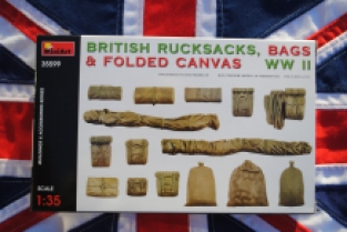 Mini Art 35599 British Rucksacks, Bags & Folded Canvas WWII