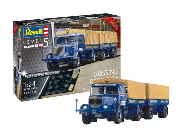 Revell 07580 Büssing 8000 S 13 with Trailer 'Platinum Edition'