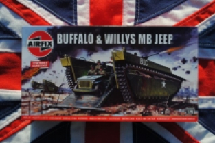 Airfix A02302V BUFFALO Amphibian with Willy Jeep