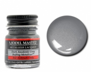 Model Master 1412 Buffing Dark Anodonic Gray (Metalizer)