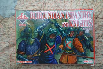 Red Box RB72109 Burgundian Infantry & Knights Set 1 'XV century AD'