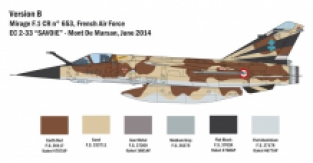 Italeri 2790 Bye-bye Mirage F.1 'Farewell exhibition, Mont de Marsan AB, June 2014'