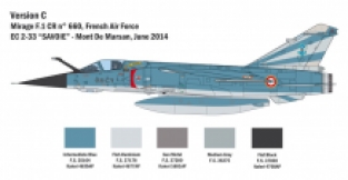 Italeri 2790 Bye-bye Mirage F.1 'Farewell exhibition, Mont de Marsan AB, June 2014'