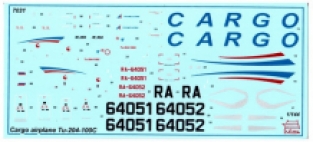 Zvezda 7031 Cargo Airplane TU-204-100C