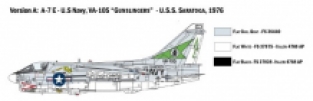 Italeri 1411 Chance Vought A-7E Corsair II 