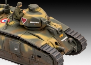 Revell 03278 Char B.1 bis + Renault FT.17