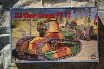 RPM 72200 Char canon Renault FT cast turret with 37mm Puteaux gun