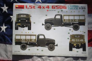 MiniArt 38064 Chevrolet 1,5T 4x4 G506 Cargo Truck