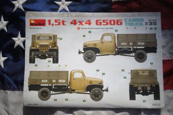 MiniArt 38064 Chevrolet 1,5T 4x4 G506 Cargo Truck