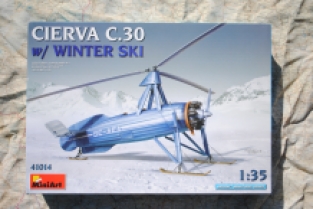 Mini Art 41014 CIERVA C.30 with WINTER SKY