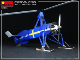 Mini Art 41014 CIERVA C.30 with WINTER SKY