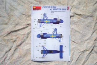 MiniArt 41014 CIERVA C.30 with WINTER SKY