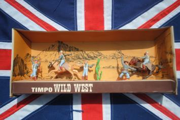 Timpo Toys 17/4/2 Civil War Confederate Army Infantry Soldiers 'Wild West Collection'