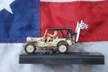 Cararama Jeep CJ-2A Desert Air Force / Royal Air Foce 