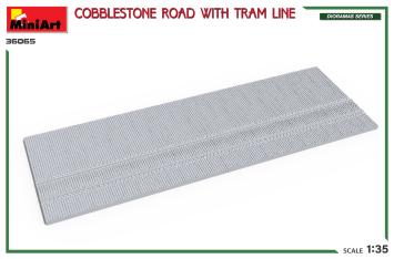 MiniArt 36065 COBBLESTONE ROAD WITH TRAM LINE