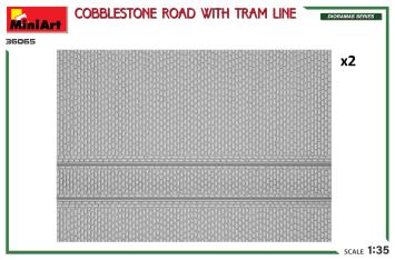 MiniArt 36065 COBBLESTONE ROAD WITH TRAM LINE