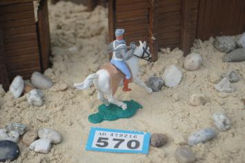 Timpo Toys B.570 Confederate Army Infantry Soldier Riding CSA 'American Civil War' 2nd version 