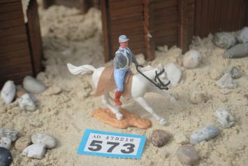Timpo Toys B.573 Confederate Army Infantry Soldier Riding CSA 'American Civil War' 2nd version 