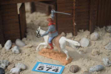 Timpo Toys B.574 Confederate Army Infantry Soldier Riding CSA 'American Civil War' 2nd version 