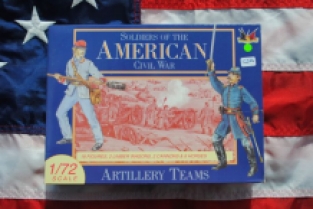 Accurate Figures LTD. 7208 Confederate Artillery Teams \'American Civil War\'