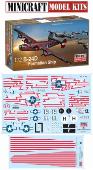 Minicraft 11689 Consolidated B-24 Liberator 'FORMATION SHIP'