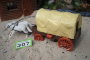 Timpo Toys G.307 Covered wagon with coachman, 1st version