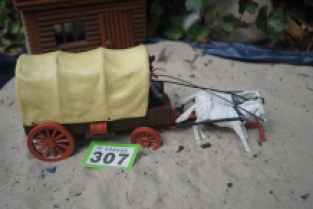 Timpo Toys G.307 Covered wagon with coachman, 1st version
