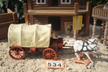 Timpo Toys O.534 Covered wagon with coachman, 2nd version