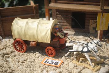 Timpo Toys O.538 Covered wagon with coachman, 2nd version