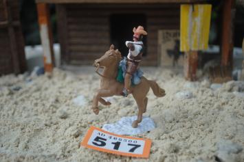 Timpo Toys O.517 Cowboy 4th version riding with short rifle