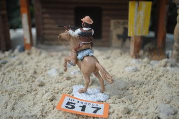 Timpo Toys O.517 Cowboy 4th version riding with short rifle