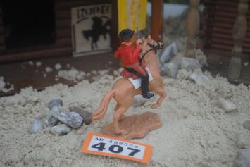 Timpo Toys O.407 Cowboy riding 3rd version