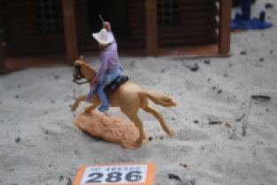 Timpo Toys O.286 Cowboy Riding on Horse 2nd version 